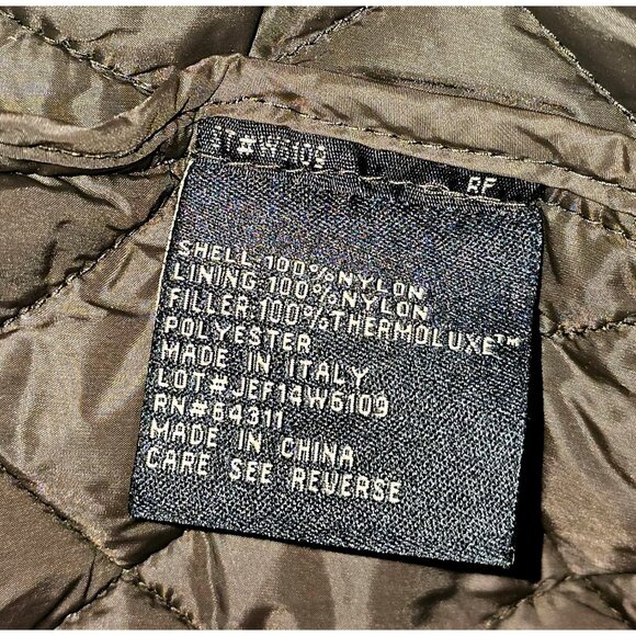 NWD Rainforest Women’s Brown Polyester Thermoluxe Puffer Jacket Size Small 1753 - Picture 12 of 14